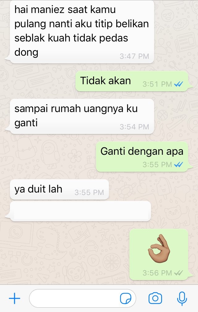 Chat kocak kakak dan adik ini bikin cekikikan